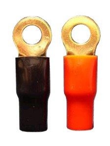 ACR HA-62 - Ringterminal 20mm rot / schwarz - 2 Stück/Set (1r/1s)