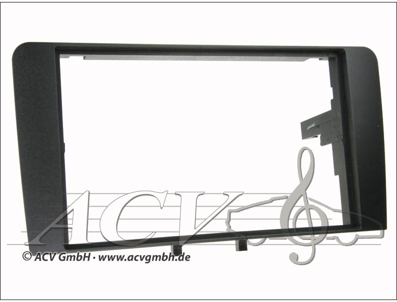 Audi A3 8P Black Double DIN Radioblende 