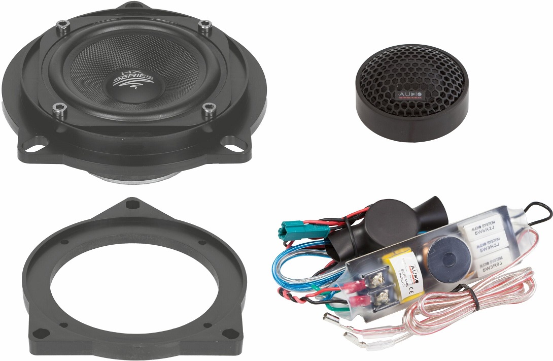 Audio System X 100 BMW EVO 2 BMW 2-Wege System 80mm für vorne und hinten E und F Modellen von BMW Für BMW E60,61,81,82,84,87,88,90,91,92,F20/21/25/30/31/35