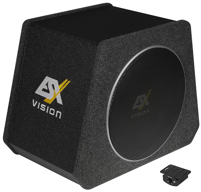 ESX V-800A VISION Trapez Aktiv-Subwoofer 20 cm (8“) Aktiv-Subwoofer-System 