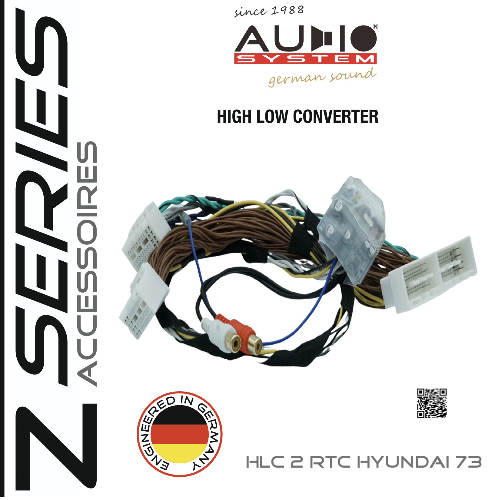  Audio System HLC2 RTC HYUNDAI 73 2-Wege Plug &Play High Low Adapter für Hyundai und Kia Fahrzeuge   
