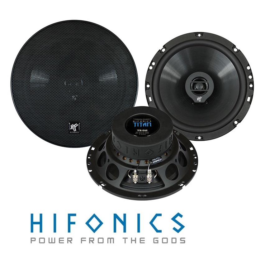 HIFONICS TS62 16,5 cm (6.5") 2-Wege Koaxial Lautsprecher 180 Watt 1 Paar