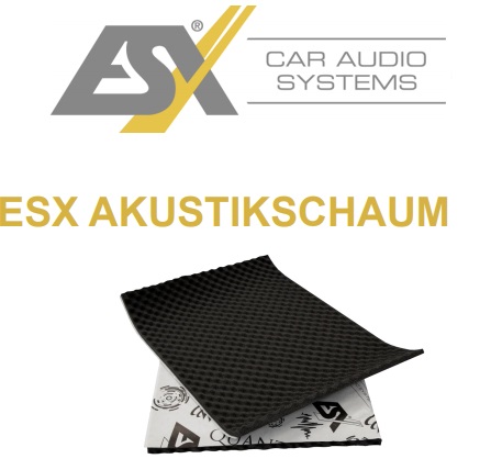 ESX QSC 15 QUANTUM Schaumstoff 15 mm selbstklebend 10 Platten s 700x500mm (3,5 qm)