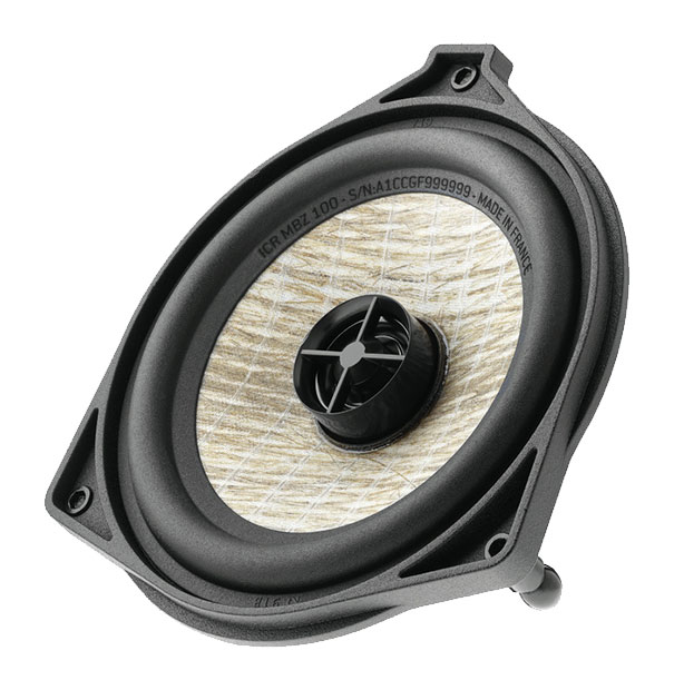 Focal ICRMBZ100 Inside 2-Wege Koax Lautsprecher 10 cm für Mercedes Benz C-Klasse W205, GLC X253, E-Klasse W213, S-Klasse W222