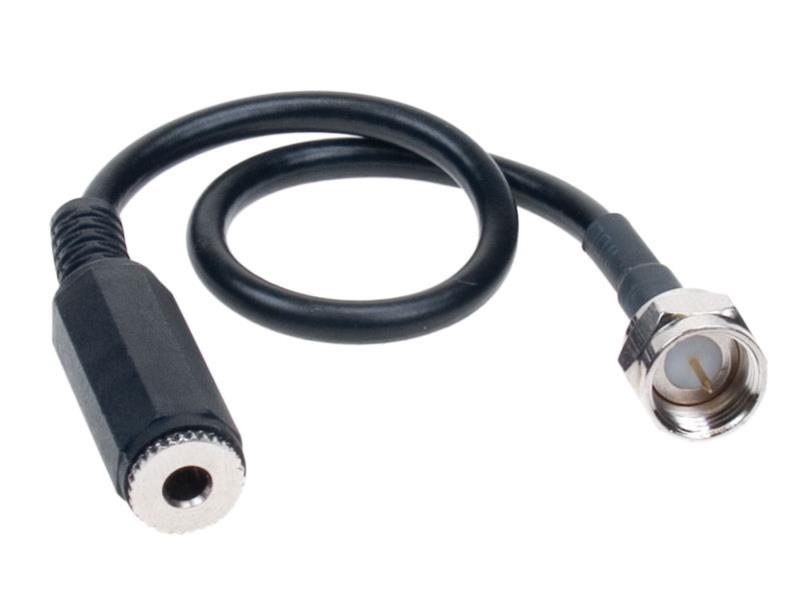 ACV 15-7132020 Antennenadapter F-Stecker > 3.5 mm Klinkenbuchse