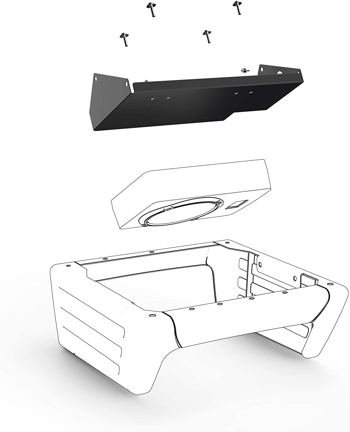 ETON VWT-SUB Upgrade VW T5 T6 T6.1 USB6 Montagekit VW T5, T6 und t6.1