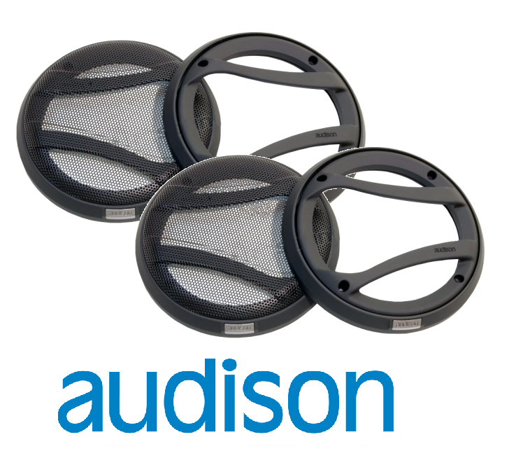 Audison Voce AV GR6.5 - 16,5cm Lautsprecherabdeckung SET GRILLE 165mm 1 Paar