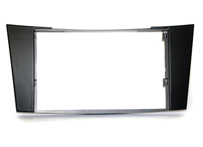 RTA 002.061-0 Double DIN mounting frame black ABS
