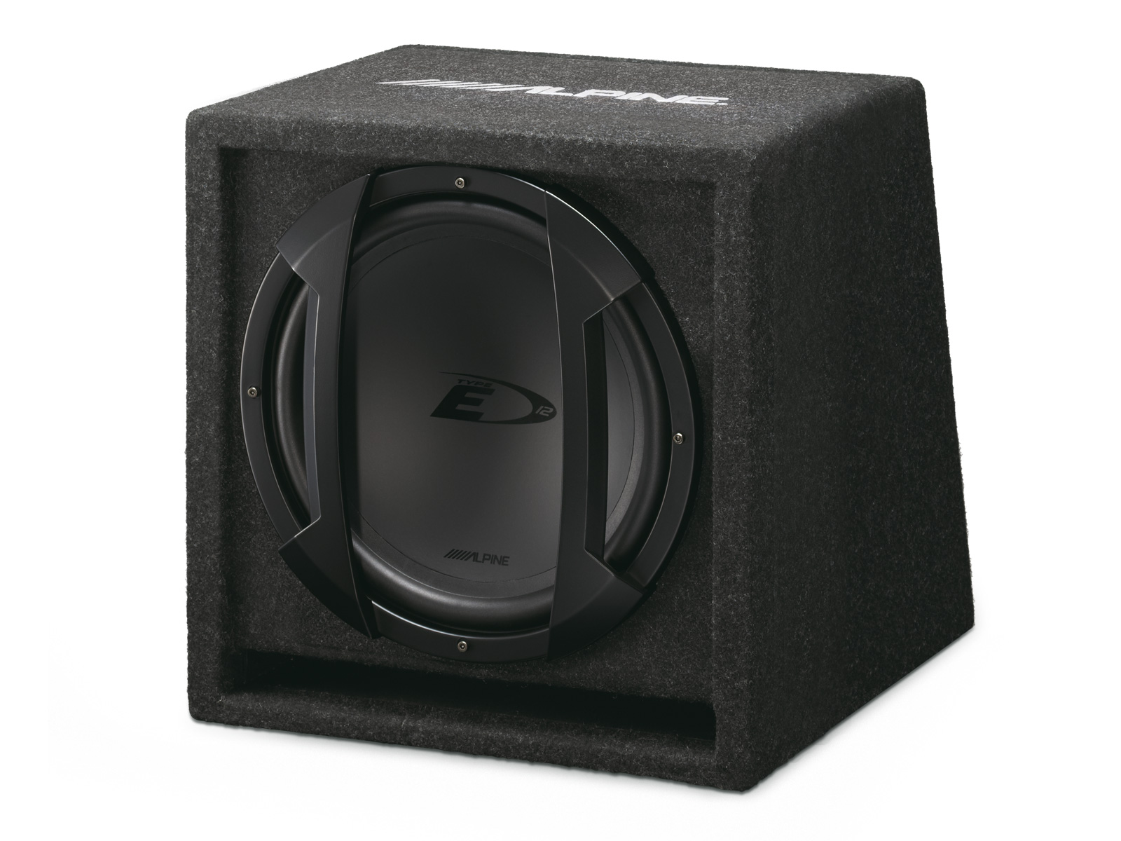 Alpine SBE-1244BR Bassreflex Subwoofergehäuse (4Ohm) 30 cm (12-Zoll) 650 Watt