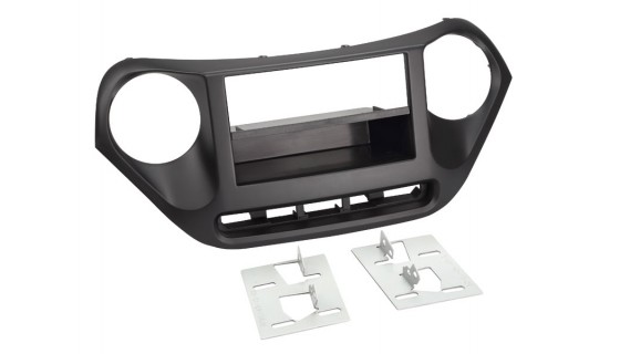 RTA 000.436P1-2 Multi Kit mounting frame with storage compartment , 1 - DIN + D - DIN Hyundai i10 ( 1.2 style ) 13- >