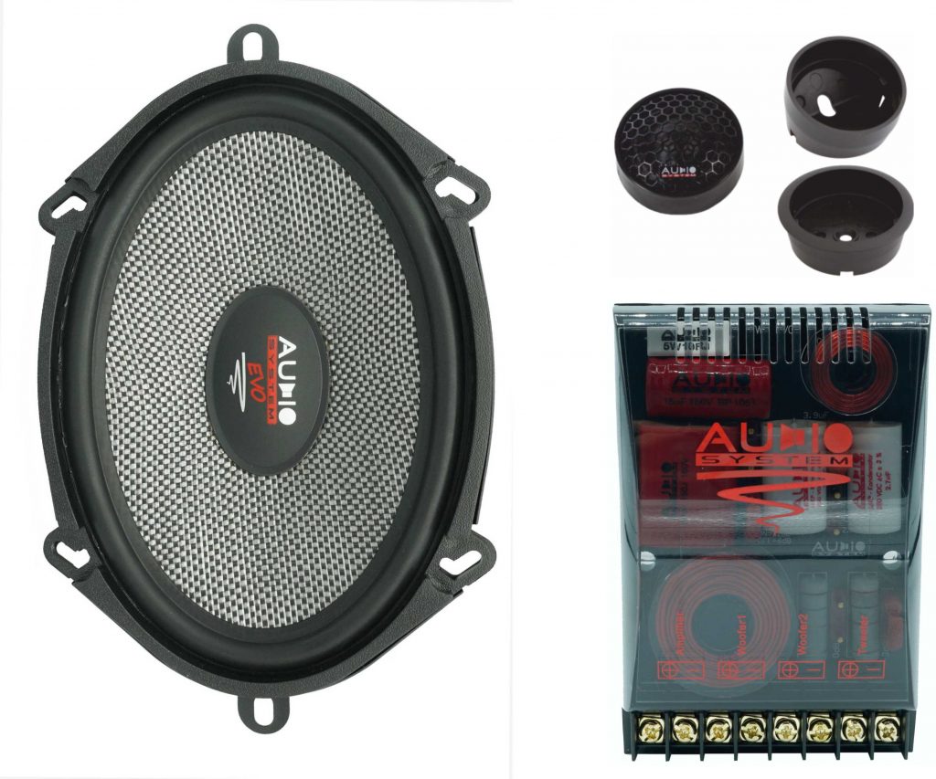 Audio System X 507 Evo 2 2-Wege Compo Lautsprecher System 5×7 kompatibel mit FORD 