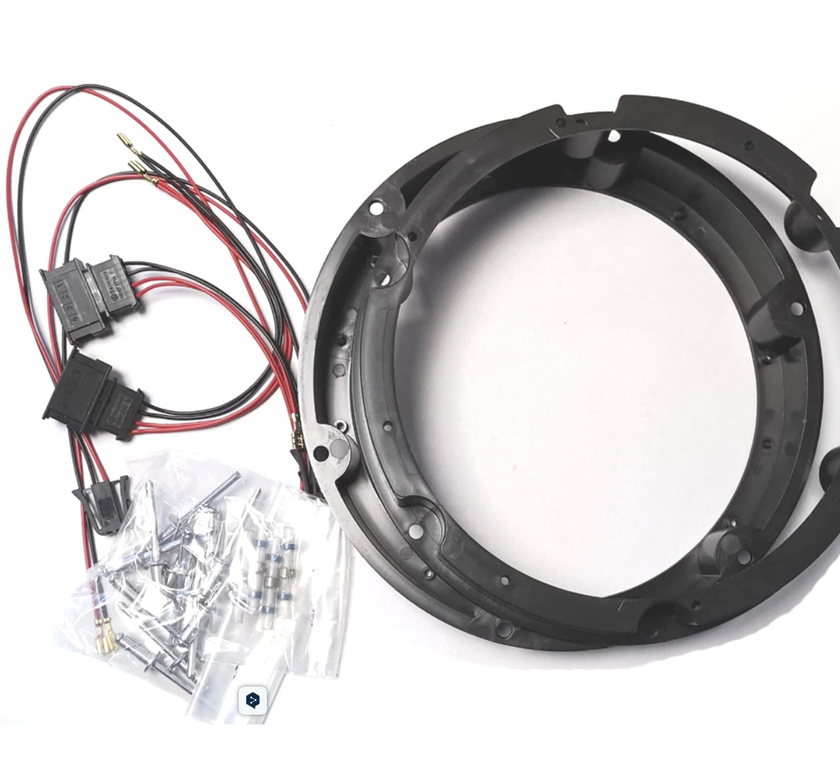 Focal KIAC1120 INSIDE Einbaurahmen Montagesatz Lautsprecheradapterringe kompatibel mit VW T5, VW T6 Bus Transporter   