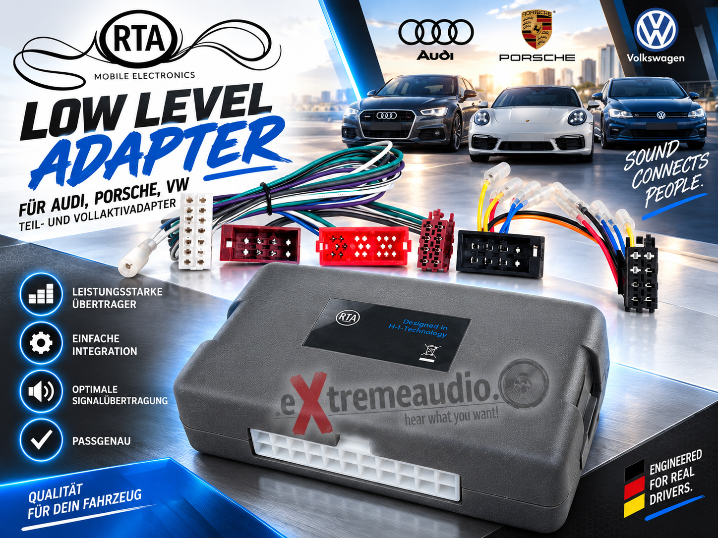 RTA 003.111-0 Adapter, l'adattatore a basso livello, part-attivo e pieno di trasmettitori potenti