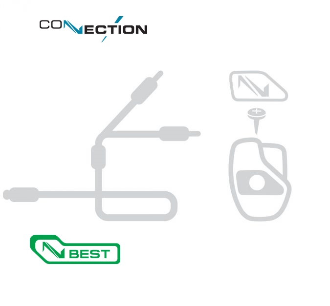 Connection Audison BTF 030.2 Y-Cinch Adapter 2x Buchse - 1x Stecker 