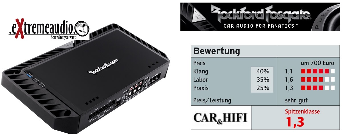 ROCKFORD FOSGATE T600-4 Power 4-Kanal Verstärker