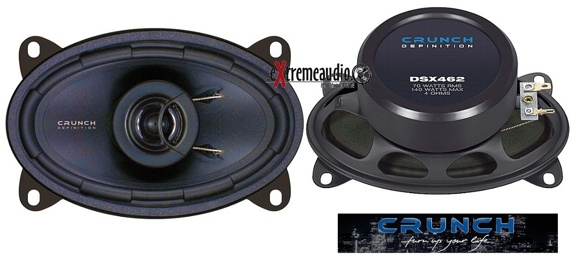 CRUNCH DSX 462 10 x 15 cm. 2-WEGE KOAX 4x6" DSX462