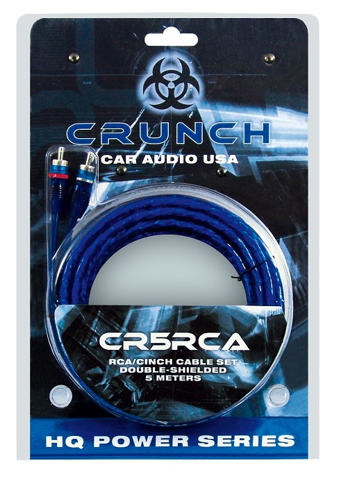 Crunch CR5RCA High quality stereo RCA cable RCA CR 5 