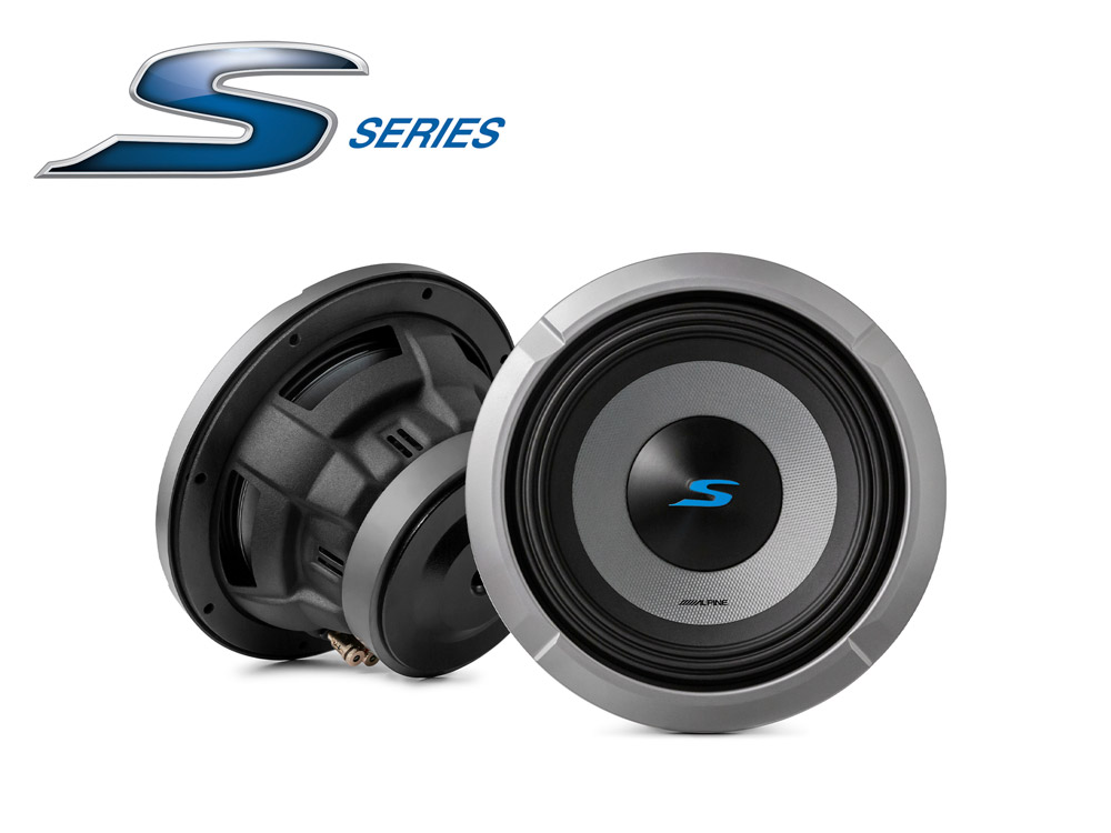 Alpine S2-W8D4 Subwoofer 20cm (8”) 4 Ohm Doppelschwingspule, 900 Watt Woofer (8-Zoll)