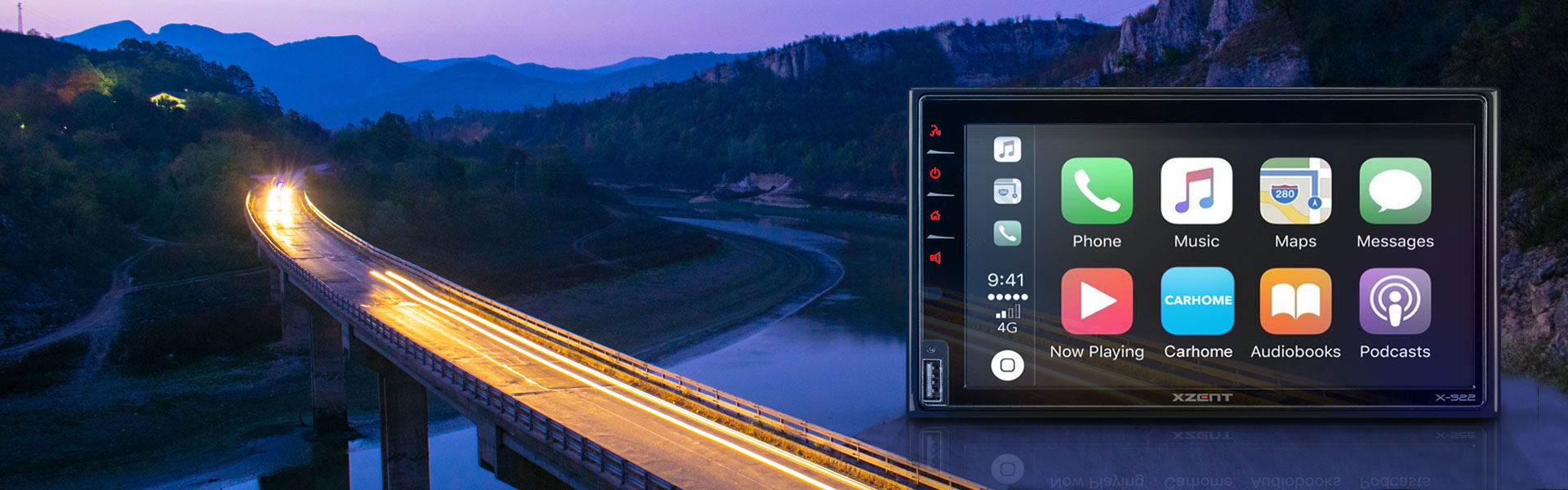 XZENT X-522 2-Din Autoradio DAB+ Infotainer mit CarPlay/GAA Autoradio TFT