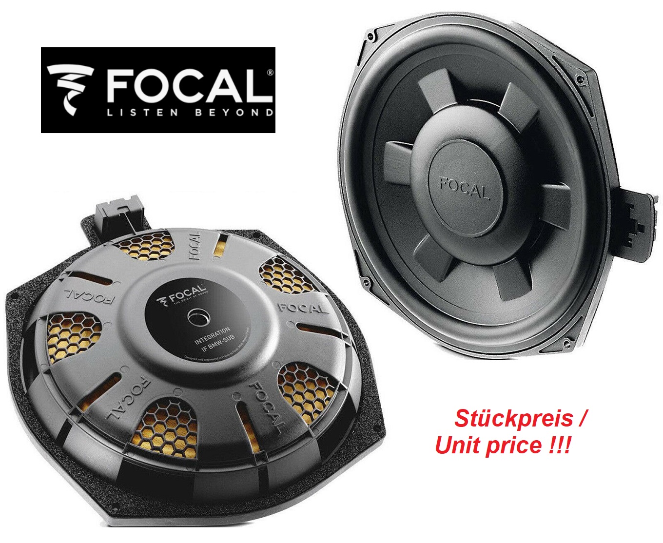 Focal ISUBBMW Inside 8, 20cm Subwoofer BMW passend für BMW und Mini -- Stückpreis 