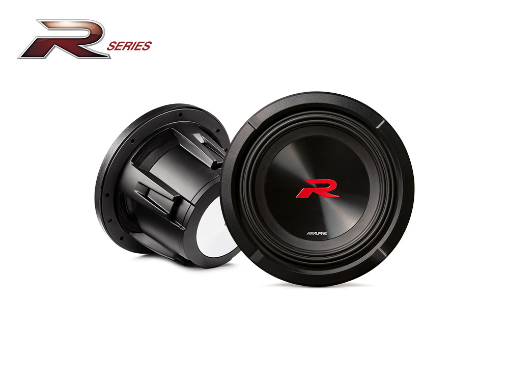 Alpine SWR-8D4 20 cm (8-Zoll) Type-R Subwoofers (4Ω + 4Ω) 1000 Watt