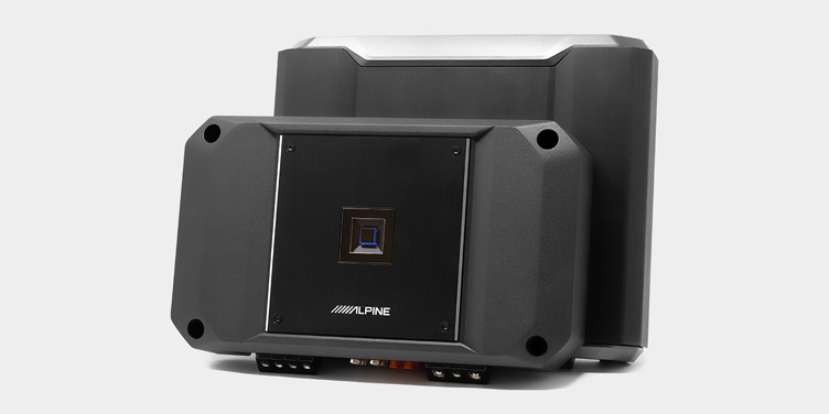 Alpine R2-A75M R-Series Mono 1-Kanal Verstärker RMS Leistung 750 Watt Amplifier