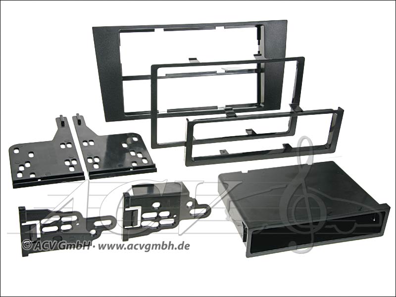 Radioblende Doppel-ISO (inkl. Ablagefach) Audi A4 2000-12/2001