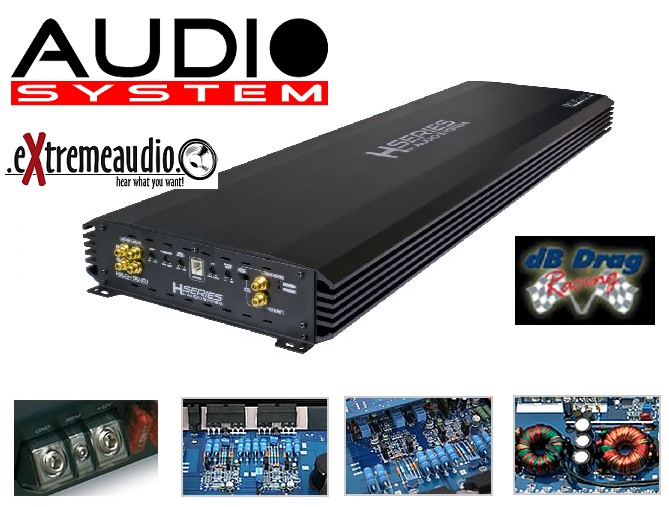 Audio System Helon 9000.1 11 500 watts mono amplifier 