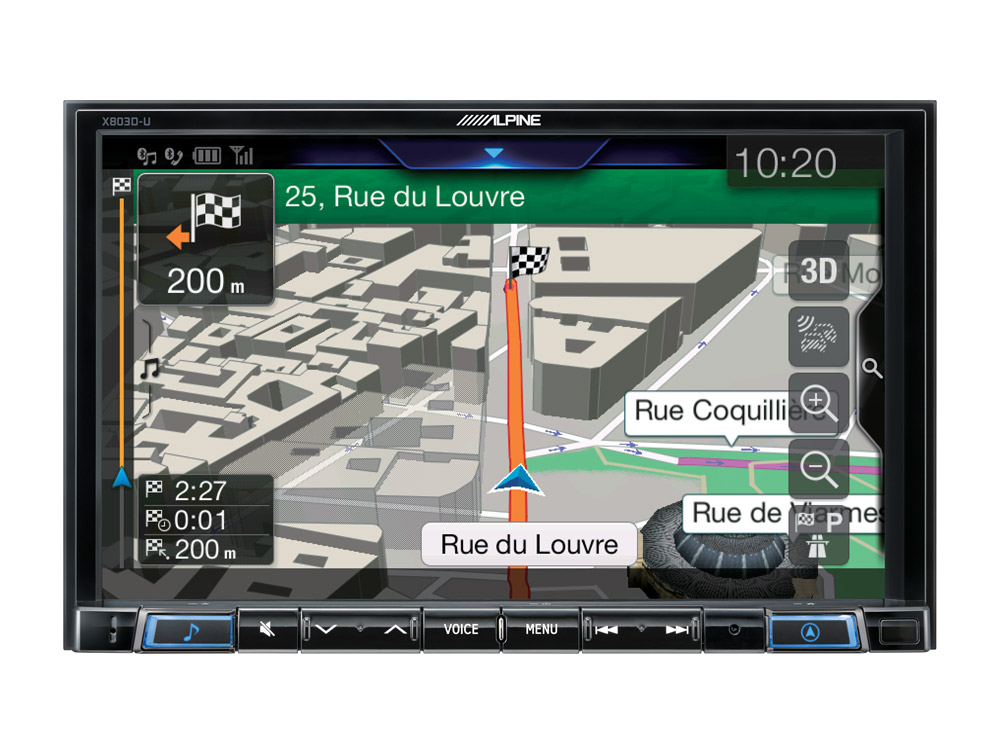 Alpine X803D-TT 8-Zoll-Navigationssystem für Audi TT (8J) mit DAB+, kapazitivem Display, Apple CarPlay und Android Auto Unterstützung