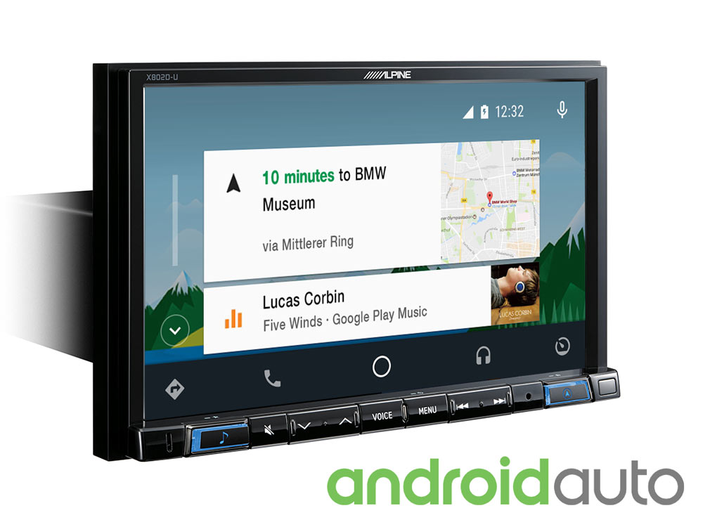 Alpine X802D-U 2-DIN 8"-Autoradio Navigation / BT / USB / AUX / DAB+ / Carplay / Android Auto 