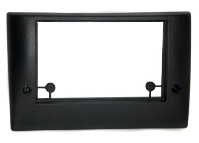 RTA 002.304-0 Double DIN Cadre de montage en ABS noir