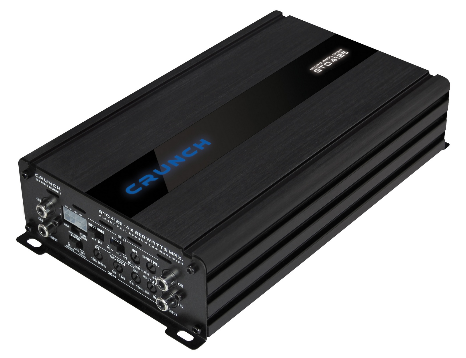 Crunch GTO-4125 4-Kanal Verstärker Endstufe Amplifier 500 Watt RMS