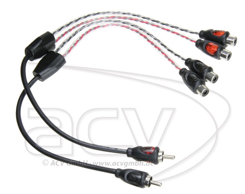 ACV 30.4980-201 RCA Y-adapter 1 male - 2 female 30cm - SYMPHONY series