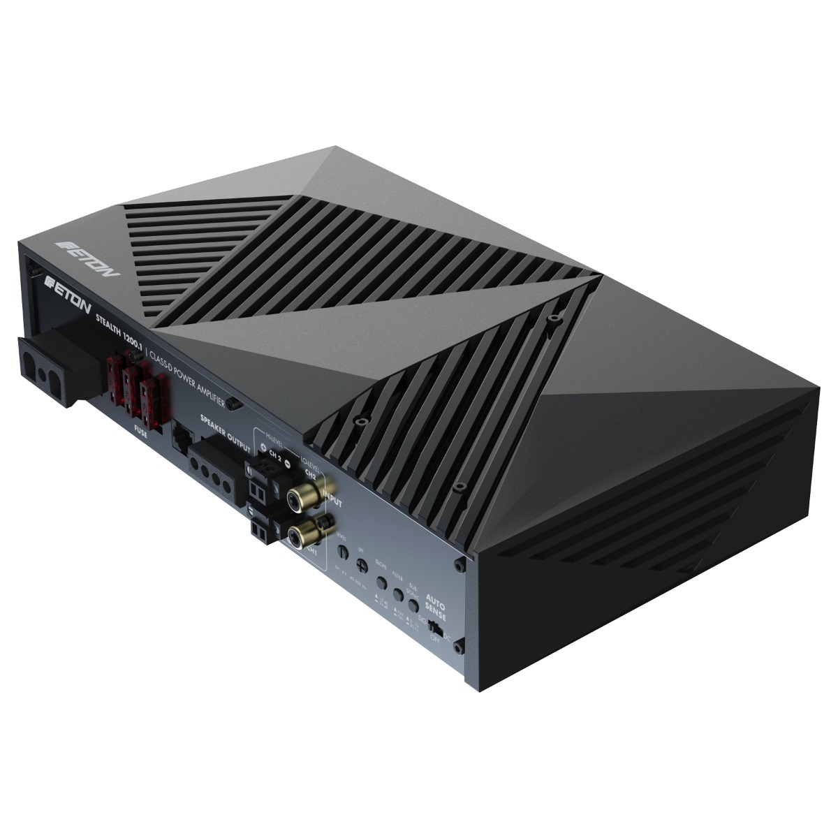 ETON STEALTH 1200.1 Monoblock Endstufe 1-Kanal Mono Verstärker 1200 Watt