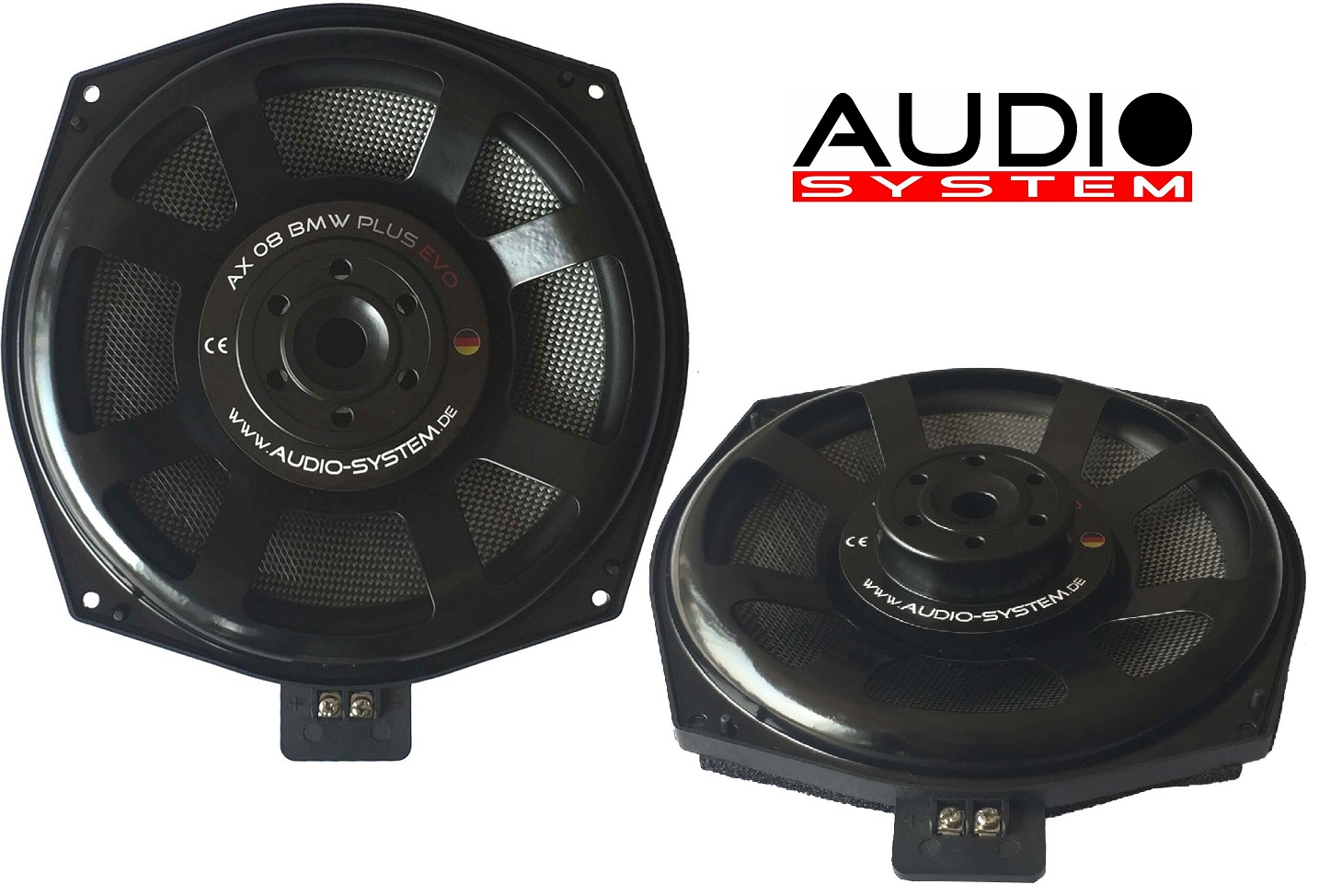 Audio System AX 08 BMW PLUS EVO Subwoofer 20cm BMW E und F BMW Modelle 1 Paar  