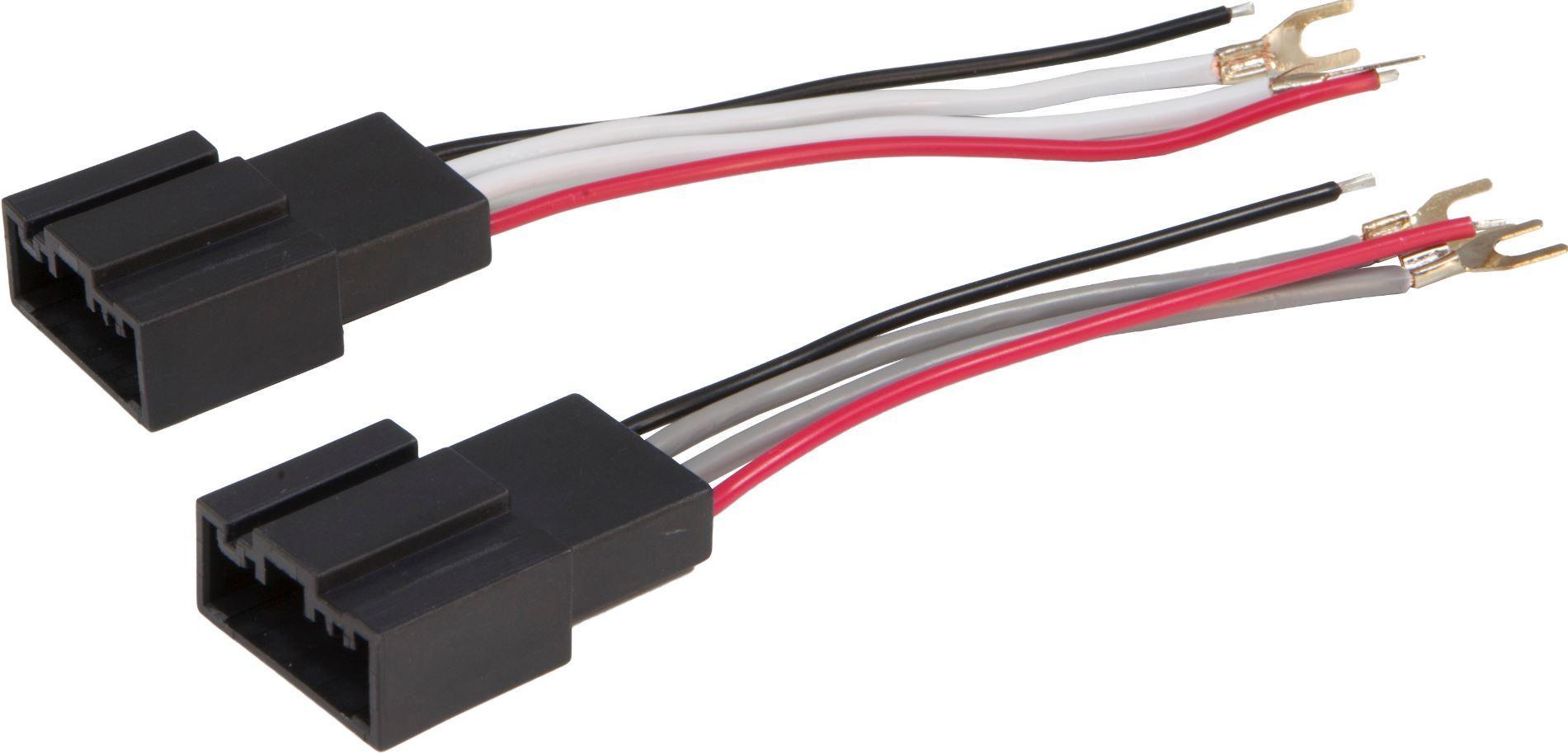 Audio System HLAC BMW CONNECTOR HIGH ADAPTER Kabel Kompatibel für BMW E+F Modelle (Paar) 