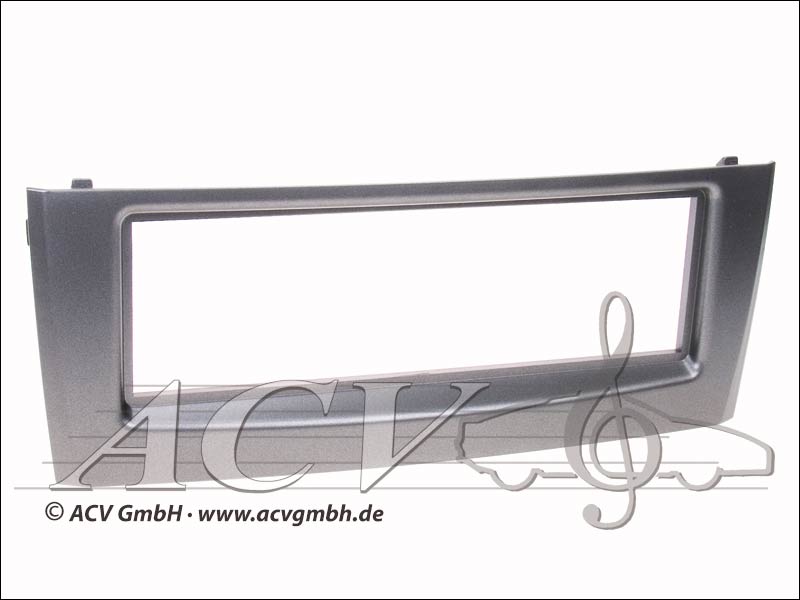 Radio panel rubber touch Fiat Grande Punto anthracite metallic 