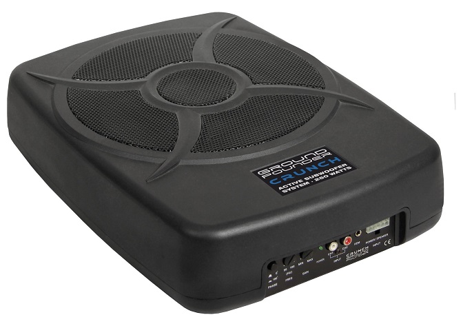 Crunch GP810 Aktivsubwoofer 25 cm Aktiv-Subwoofer-System 250 Watt Crunch GP 810 