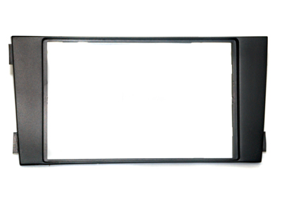 RTA 002.116-0 Double DIN mounting frame black ABS
