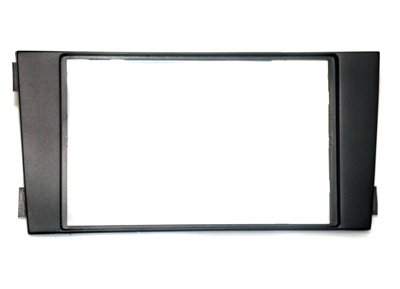 RTA 002.116-0 Double DIN Cadre de montage en ABS noir