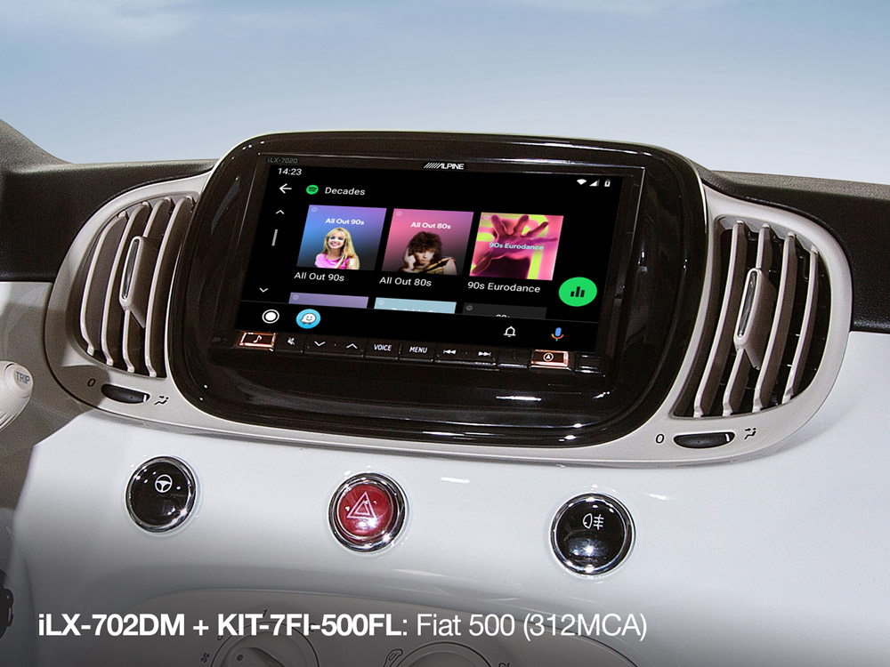 Alpine iLX-702D Autoradio mit DAB+, 7-Zoll Display, Apple CarPlay und Android Auto Unterstützung