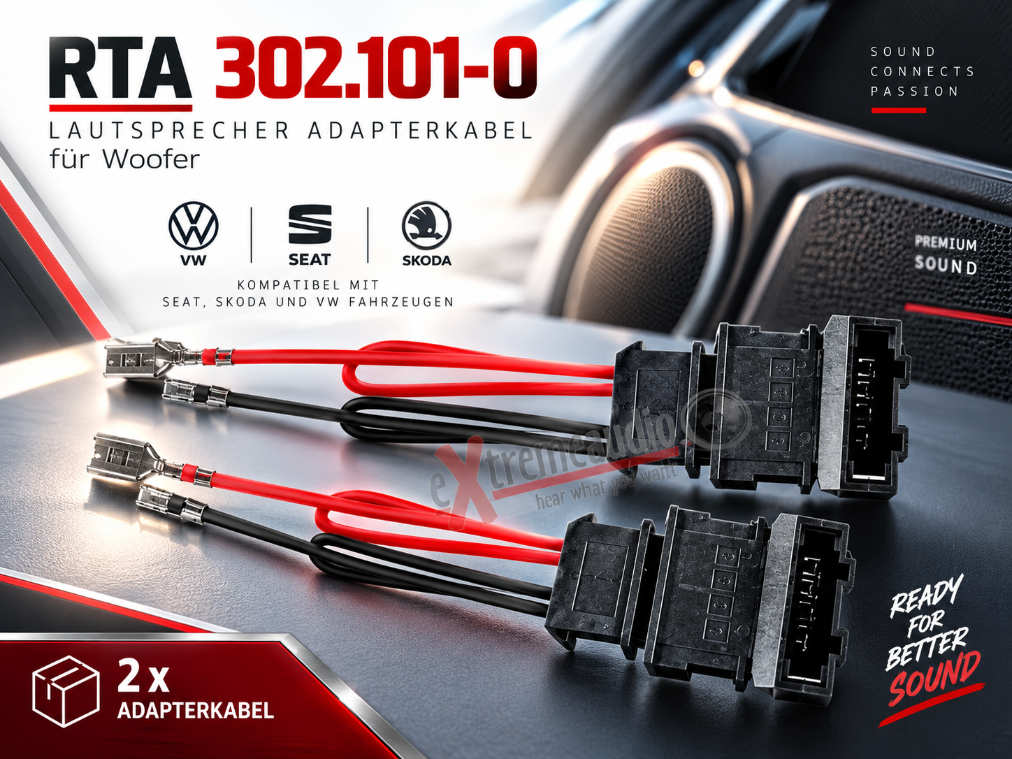 RTA 302.101-0 LS adapter cable for woofer