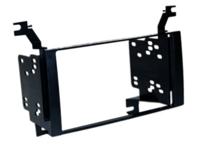 RTA 002.445-0 Double DIN mounting frame Black ABS frame