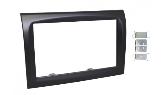 RTA 002.285P3-0 Doppio DIN lunetta anziano, nero opaco Fiat Ducato , PeugBoxer , CitroJumper