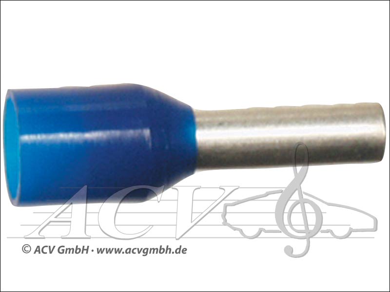 ACV 340025 Aderendhülsen 2,50 mm² 100 Stück blau
