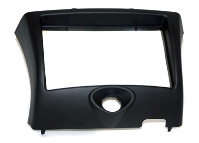 RTA 002.204-0 Double DIN mounting frame black ABS
