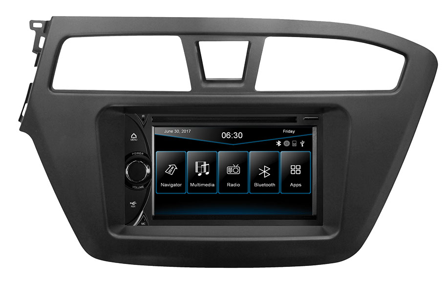 ESX VN6314D  Naviceiver für Hyundai i20 II GB (2014 >) mit iGO Navigations-Software