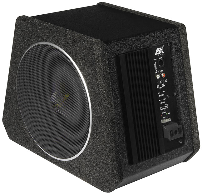 ESX V-800A VISION Trapez Aktiv-Subwoofer 20 cm (8“) Aktiv-Subwoofer-System 