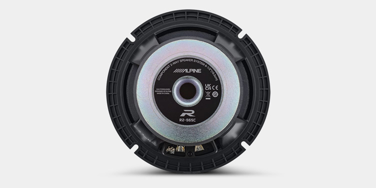 Alpine R2-S65C R-Series 16,5 cm (6,5-Zoll) 2-Wege Komponentensystem Lautsprecher 300 Watt