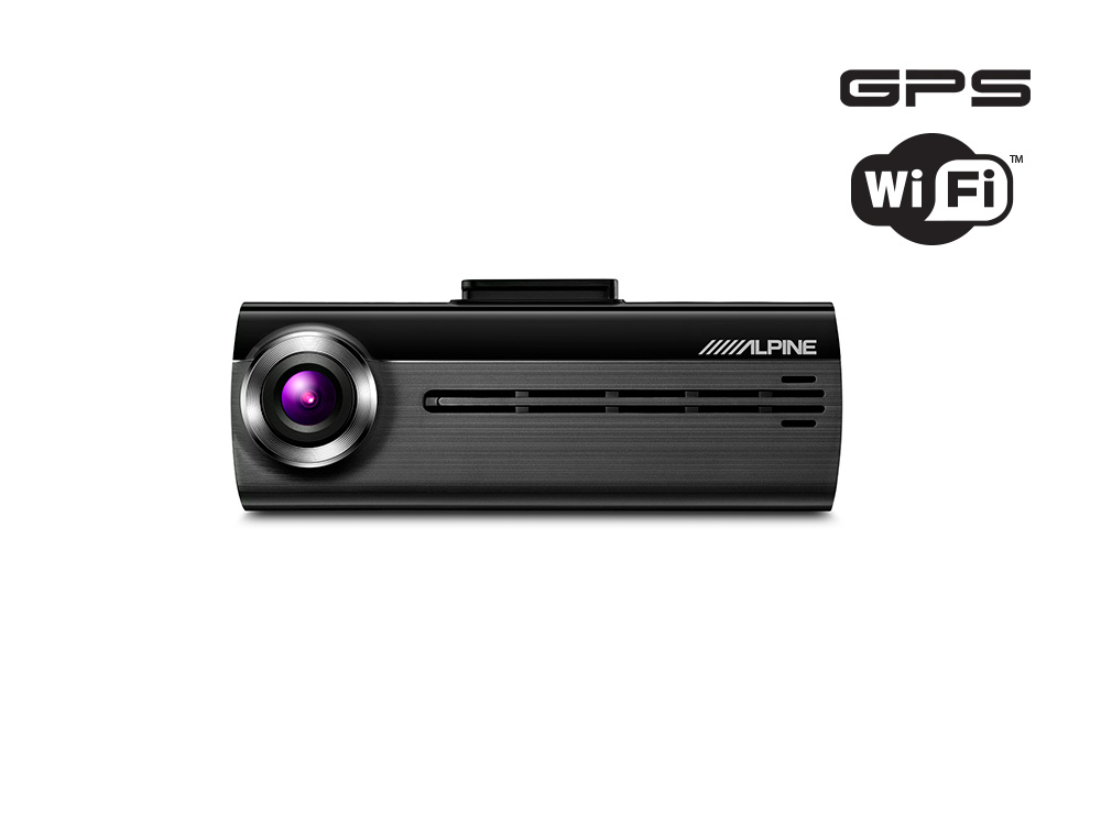 Alpine DVR-F200 Advanced Dashcam mit Wifi MicroSD-Card 16 GB im Lieferumfang